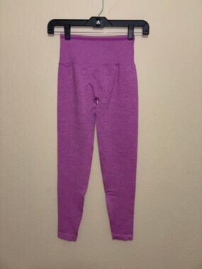 Buffbunny Project Seamless High Rise Leggings Purple Heathered Size Small
